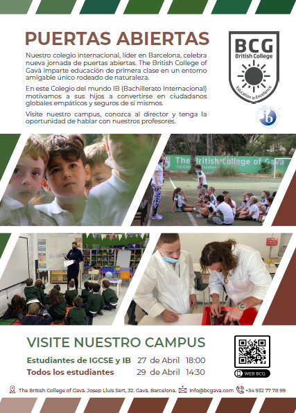 The British College of Gavà Open Days Spanish